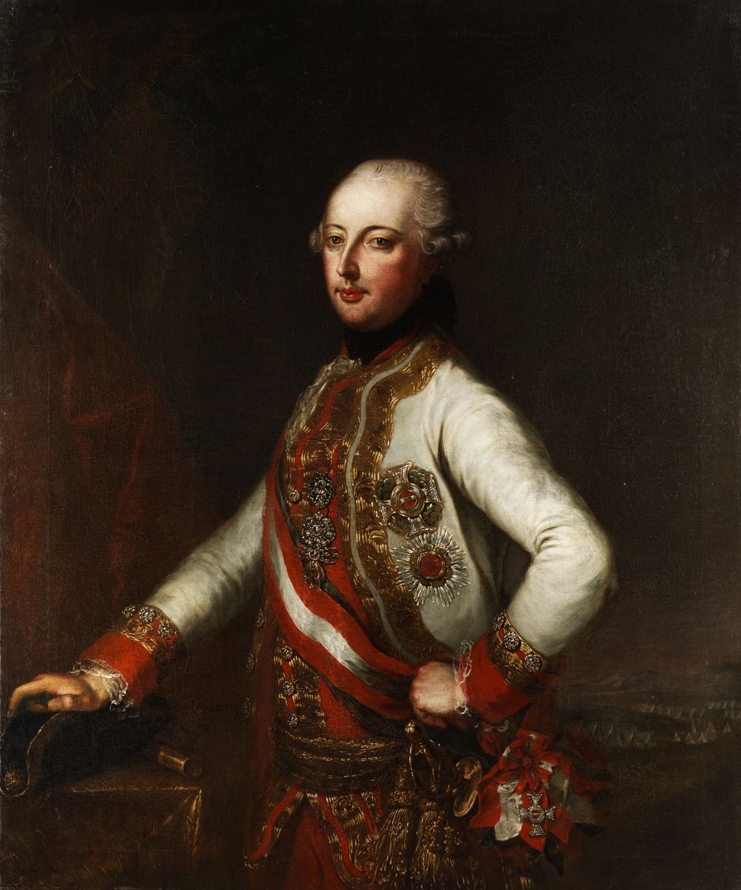 Portræt, sandsynligvis Joseph II, den hellige romerske kejser af Unbekannt Unbekannt