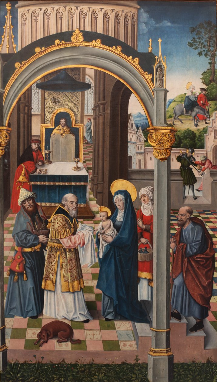 Præsentation af Jesus Kristus i templet af Unbekannt Unbekannt