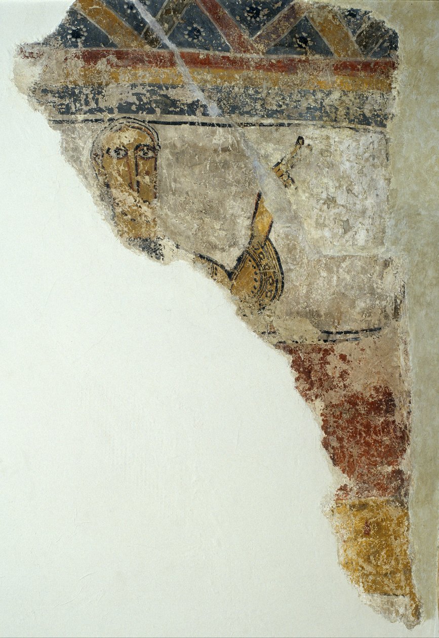 Rester af en figur fra Santa Maria de Taüll af Unbekannt Unbekannt