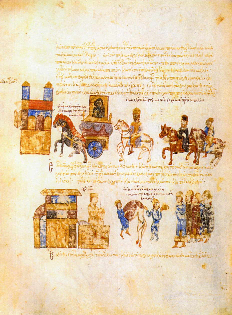 Scyllitzes Matritensis, fol. 172v af Unbekannt Unbekannt