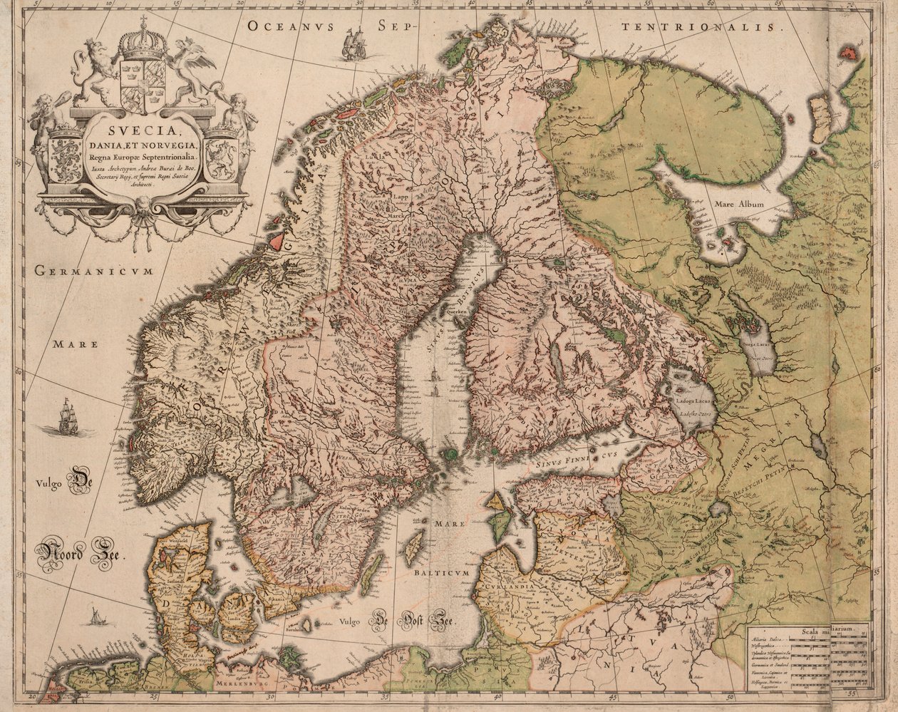 Svecia Denmark et Norvegia af Unbekannt Unbekannt