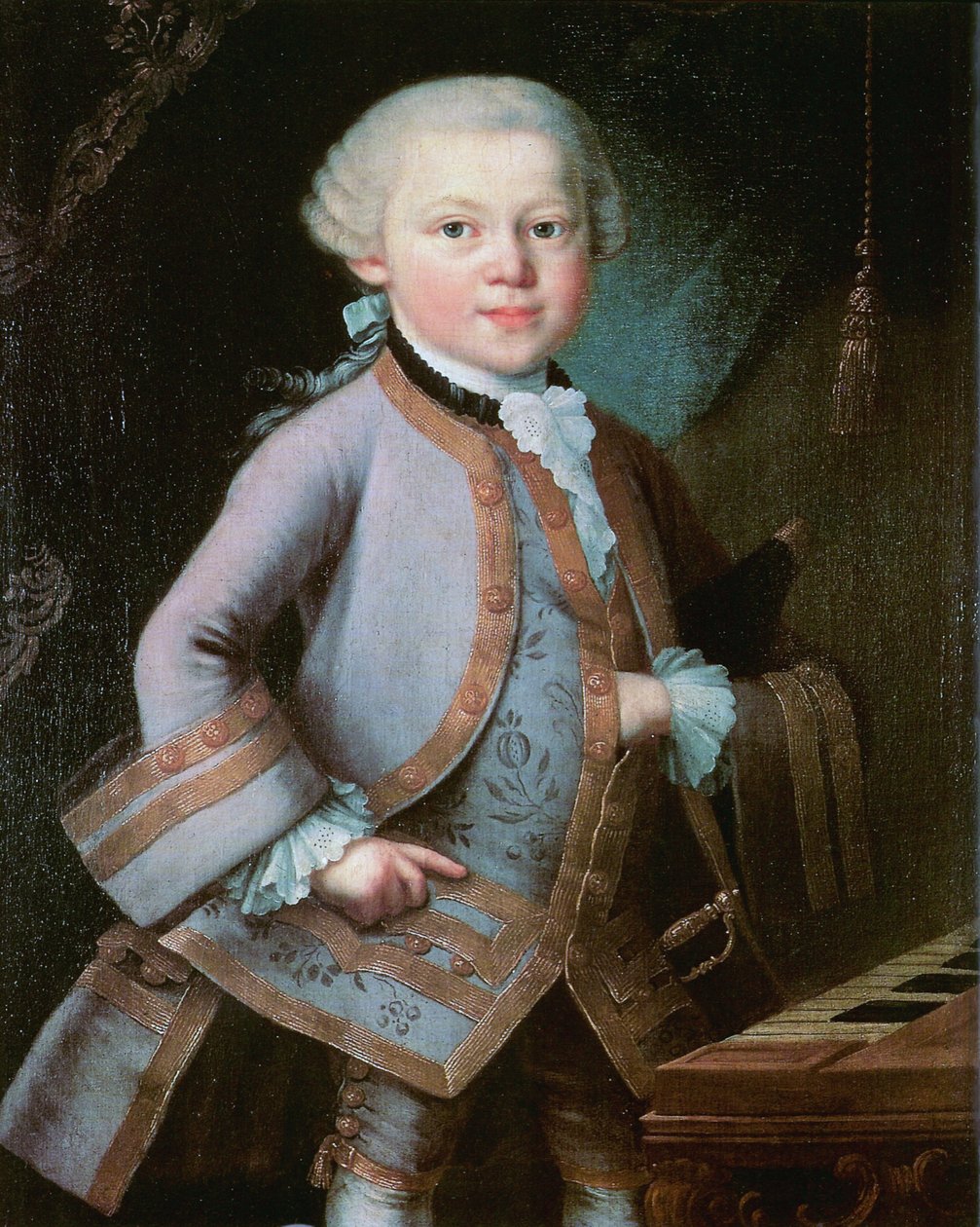 Drengen Mozart af Unbekannt Unbekannt