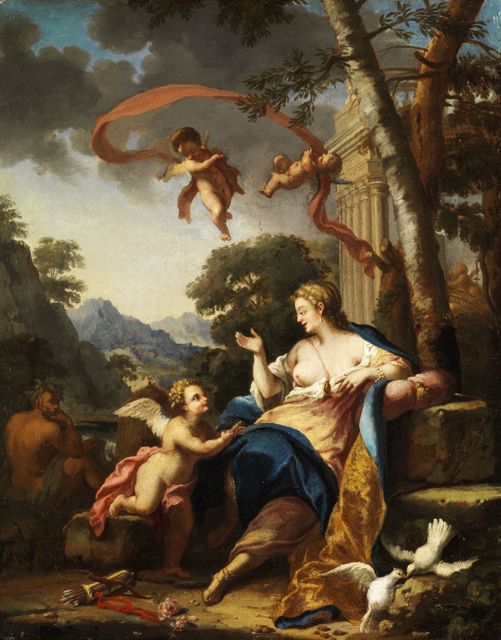 Venus og Amor af Unbekannt Unbekannt