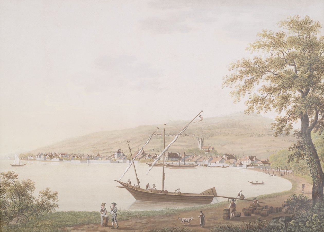 Vevey am Genfer See af Unbekannt Unbekannt