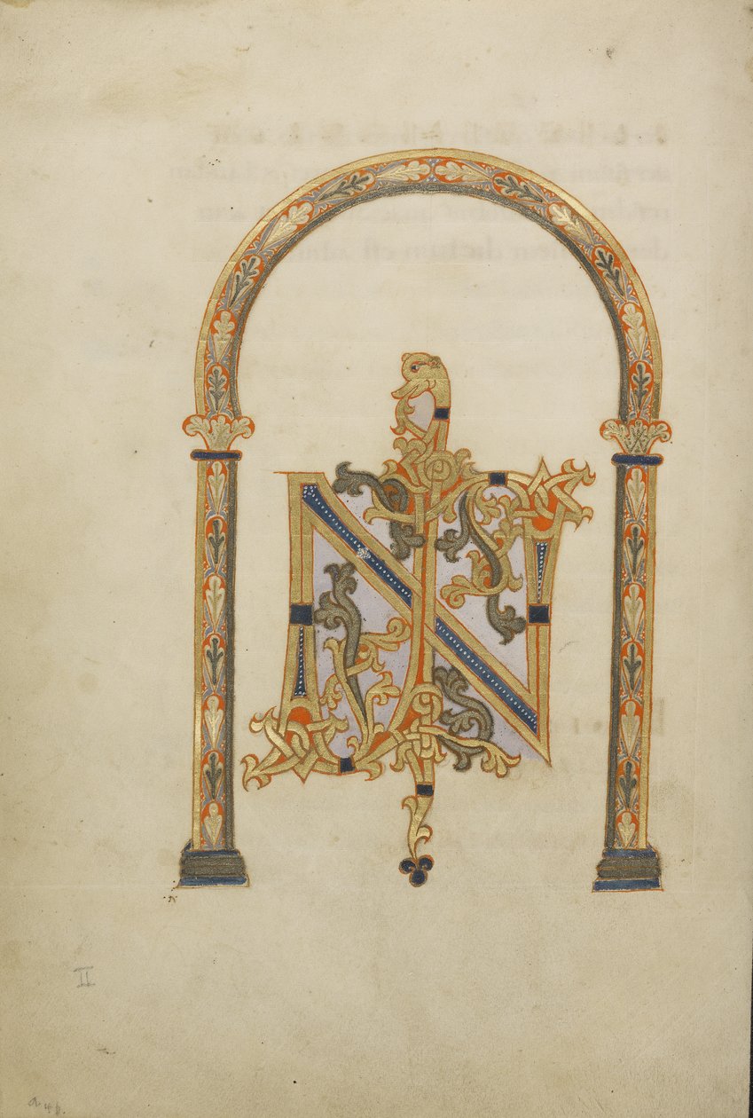 Dekoreret monogram af Unbekannt Unbekannt