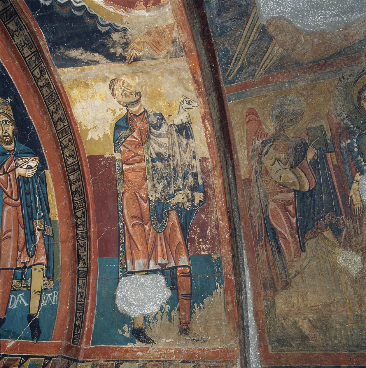 Agnus Dei og Abels tilbud fra Santa Maria de Taüll af Unbekannt Unbekannt