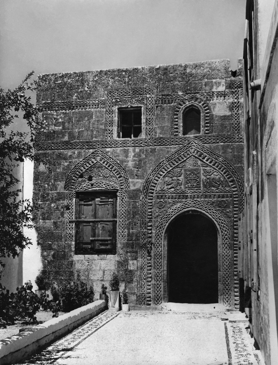 Et gammelt hus i Lindos, Rhodos af Unbekannt Unbekannt