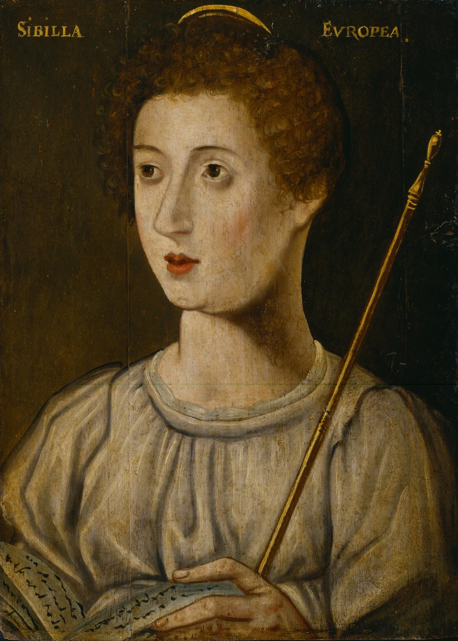 British School - European Sibyl af Unbekannt Unbekannt