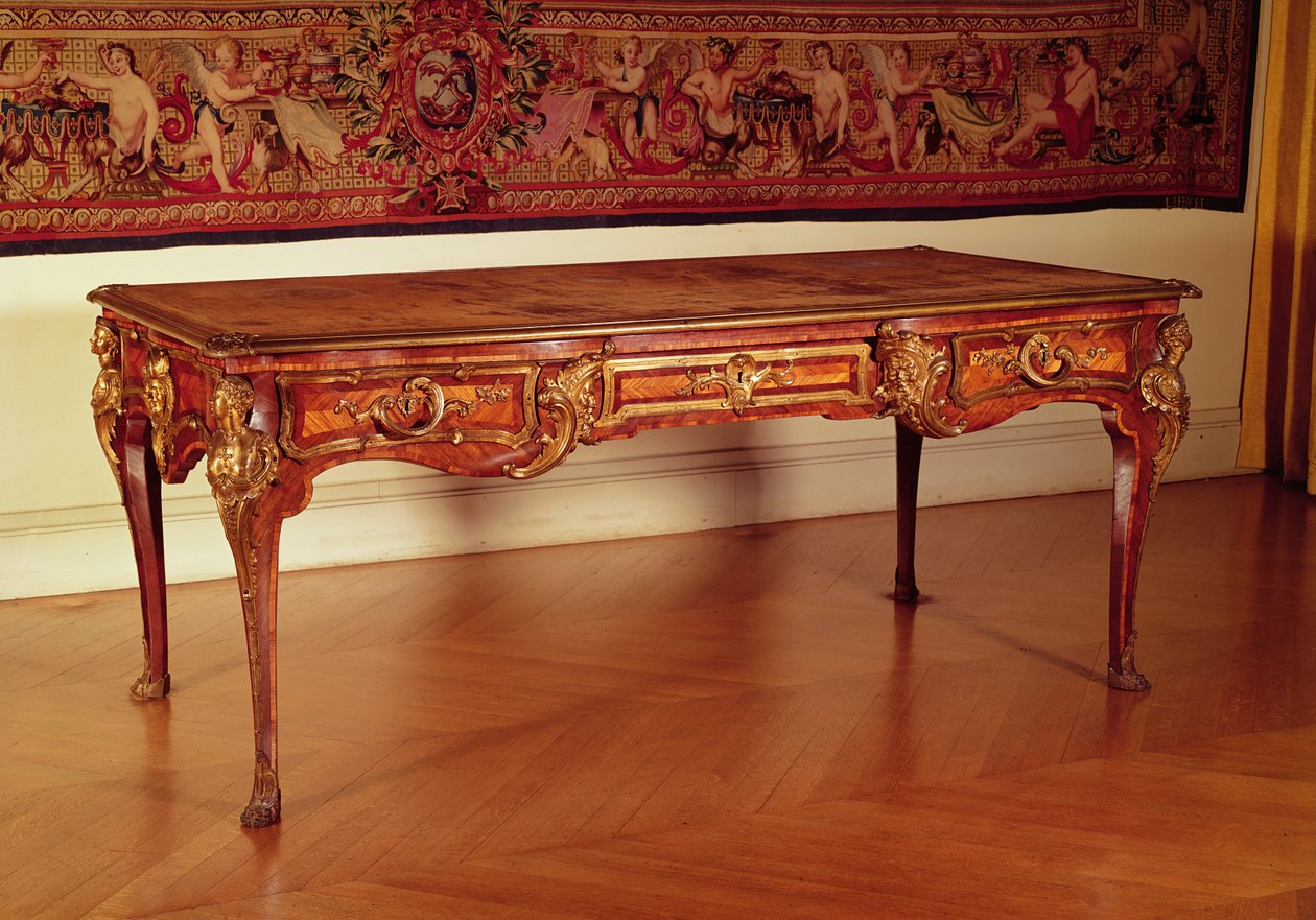 Bureau plat, fransk, Cressent, 1730 af Unbekannt Unbekannt
