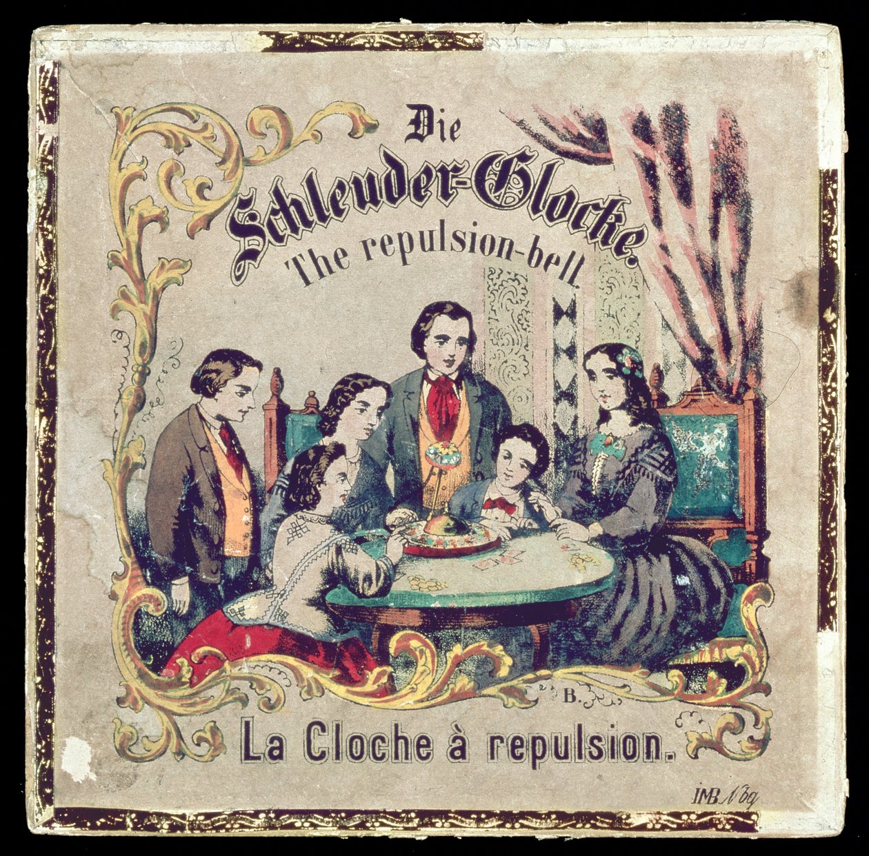 Die Schleuder Glocke - The repulsion bell - La Cloche a repulsion, ca.1860 mixed media af Unbekannt Unbekannt