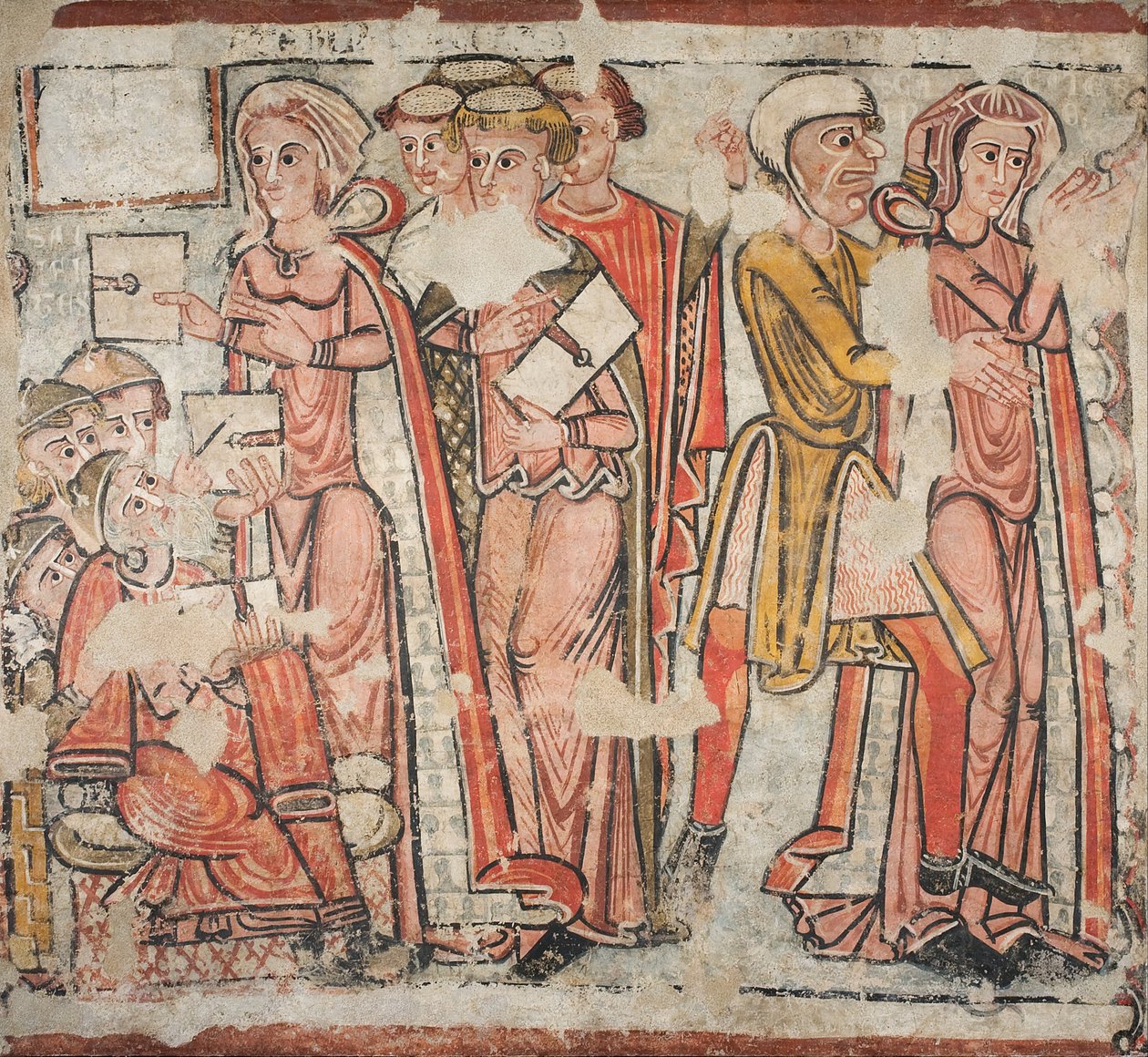 Tvist og anholdelse af Saint Catherine af Unbekannt Unbekannt