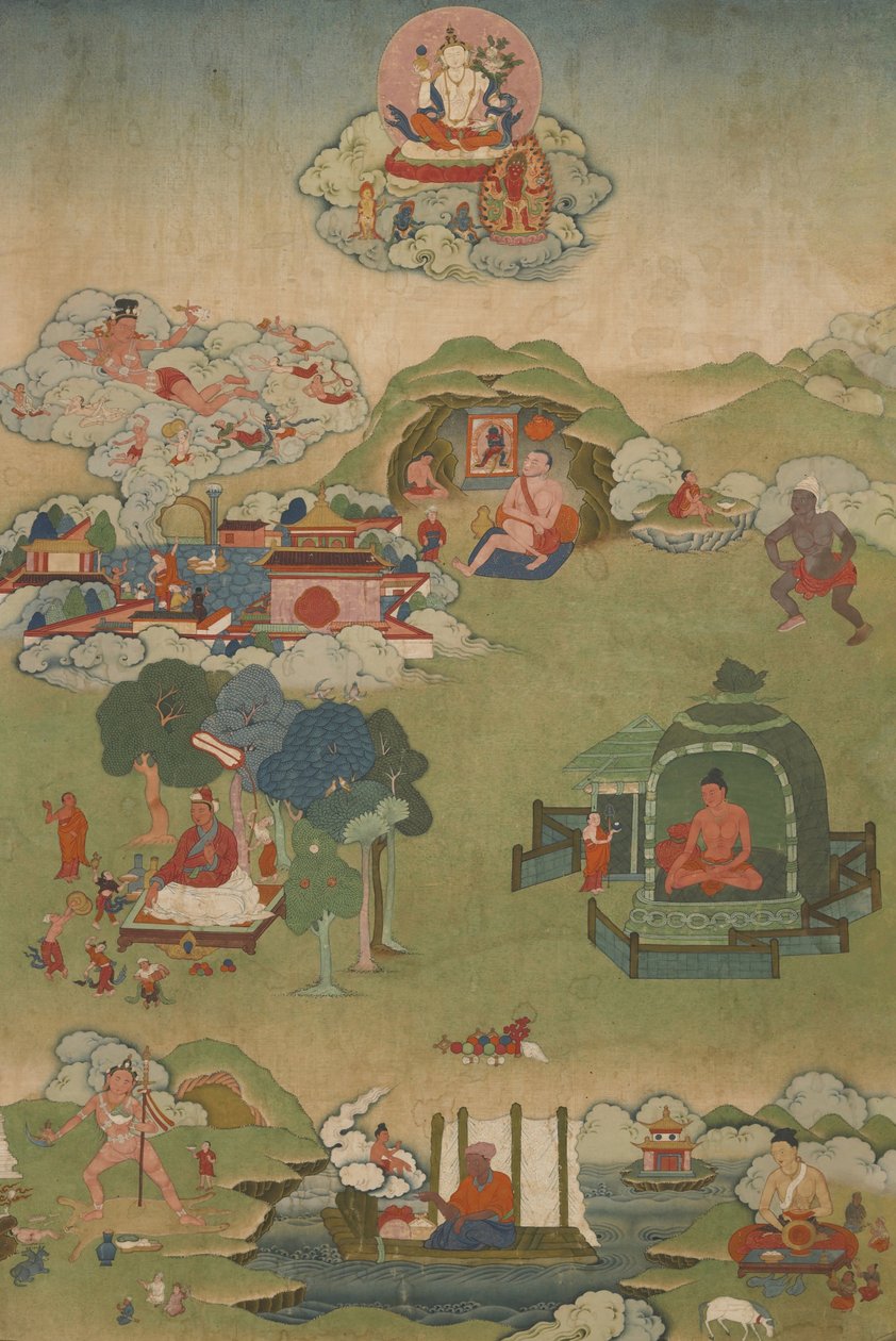 Otte Mahasiddhas af Unbekannt Unbekannt