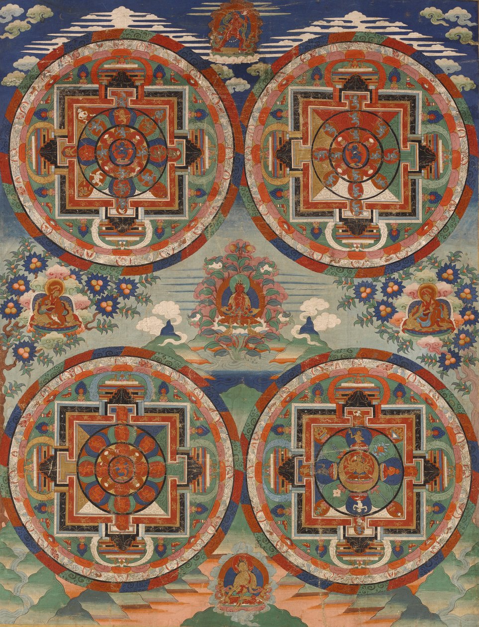 Fire mandalas af Unbekannt Unbekannt