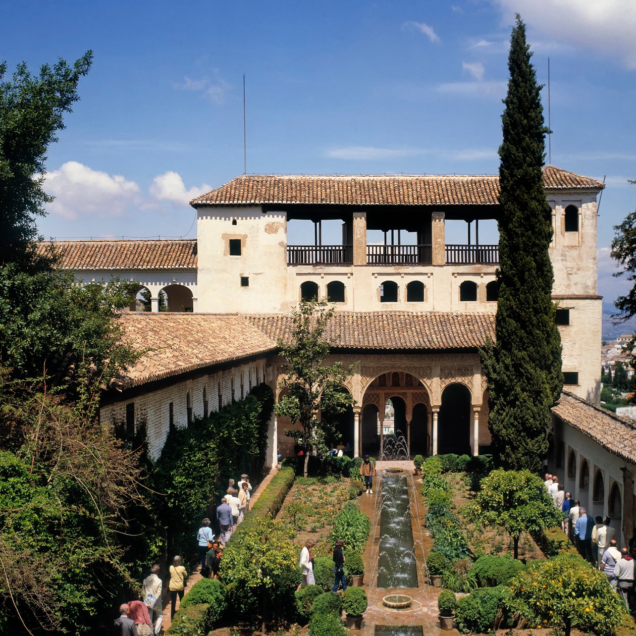 Generalife-paladset, Granada, Spanien. af Unbekannt Unbekannt