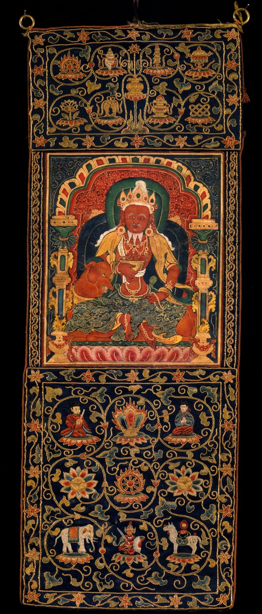 Ildens gud, Agni, fra Medicine Buddha Mandala af Unbekannt Unbekannt