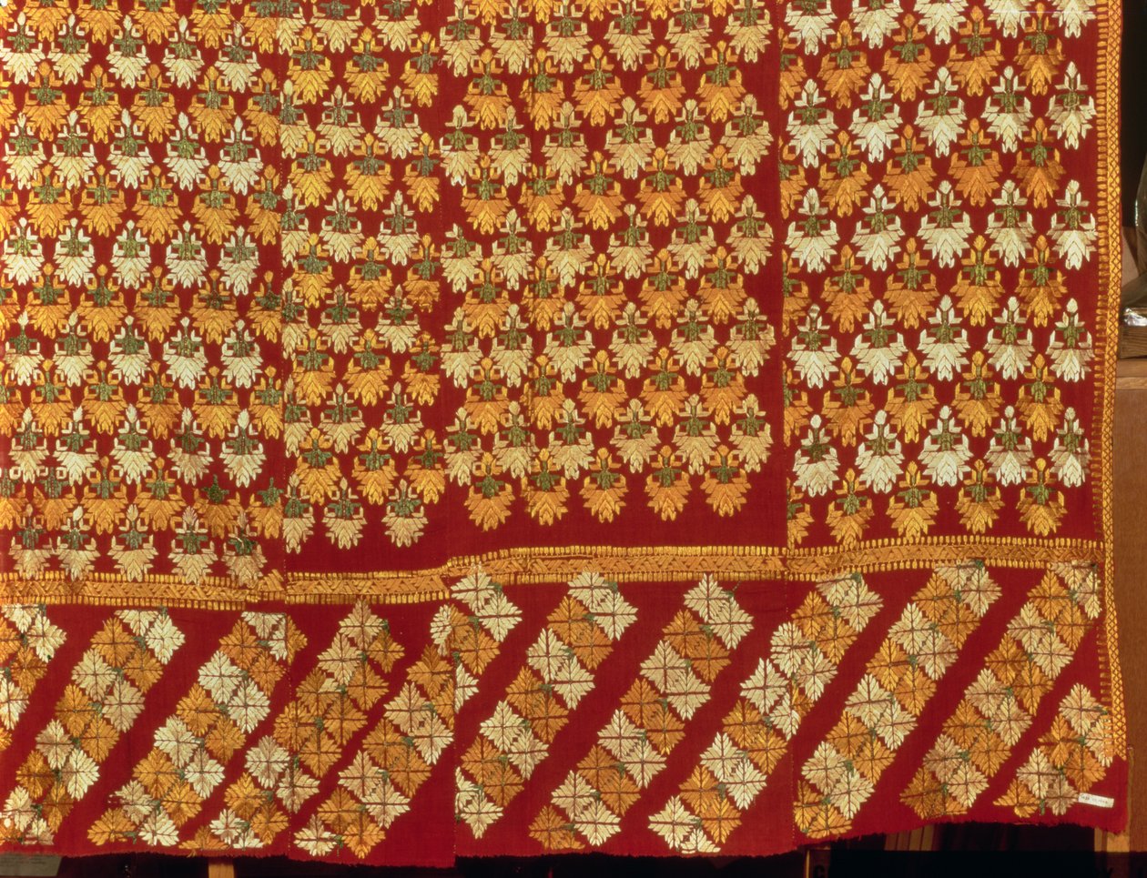 Indisk Phulkeri-broderi broderi af Unbekannt Unbekannt