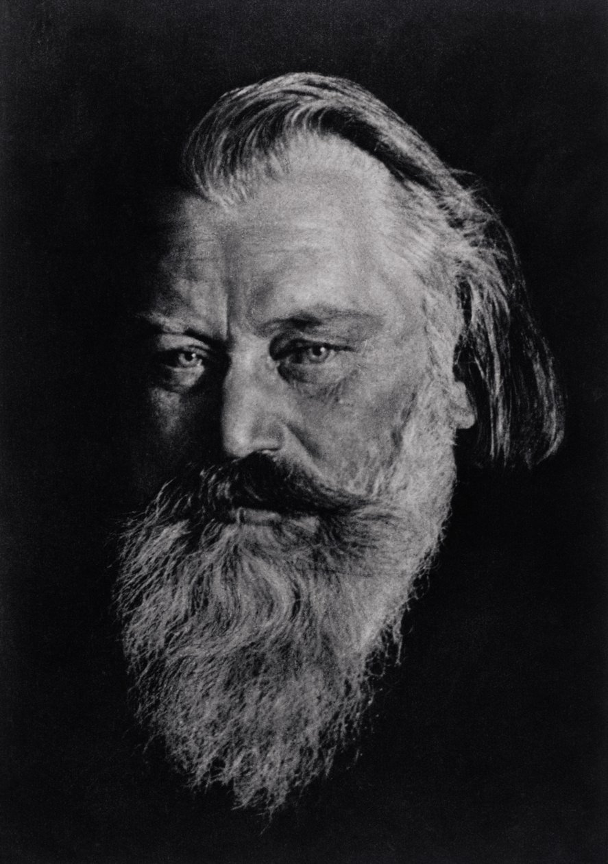 Johannes Brahms (1833-97) af Unbekannt Unbekannt