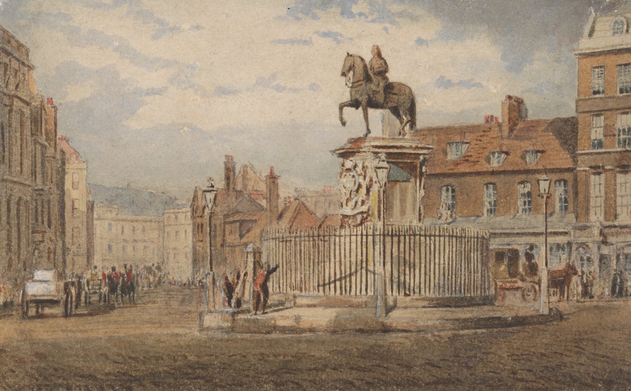 King Charles Statue, Whitehall af Unbekannt Unbekannt