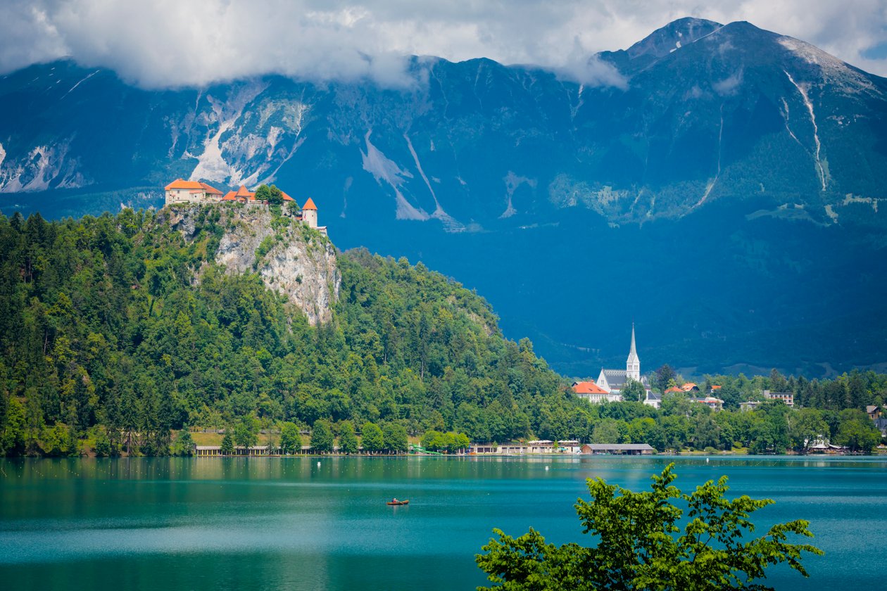 Bled-søen, Slovenien. af Unbekannt Unbekannt