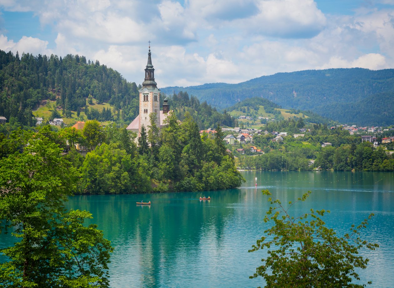 Bled-søen, Slovenien af Unbekannt Unbekannt