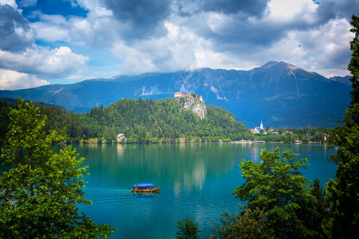 Bled-søen, Slovenien. af Unbekannt Unbekannt