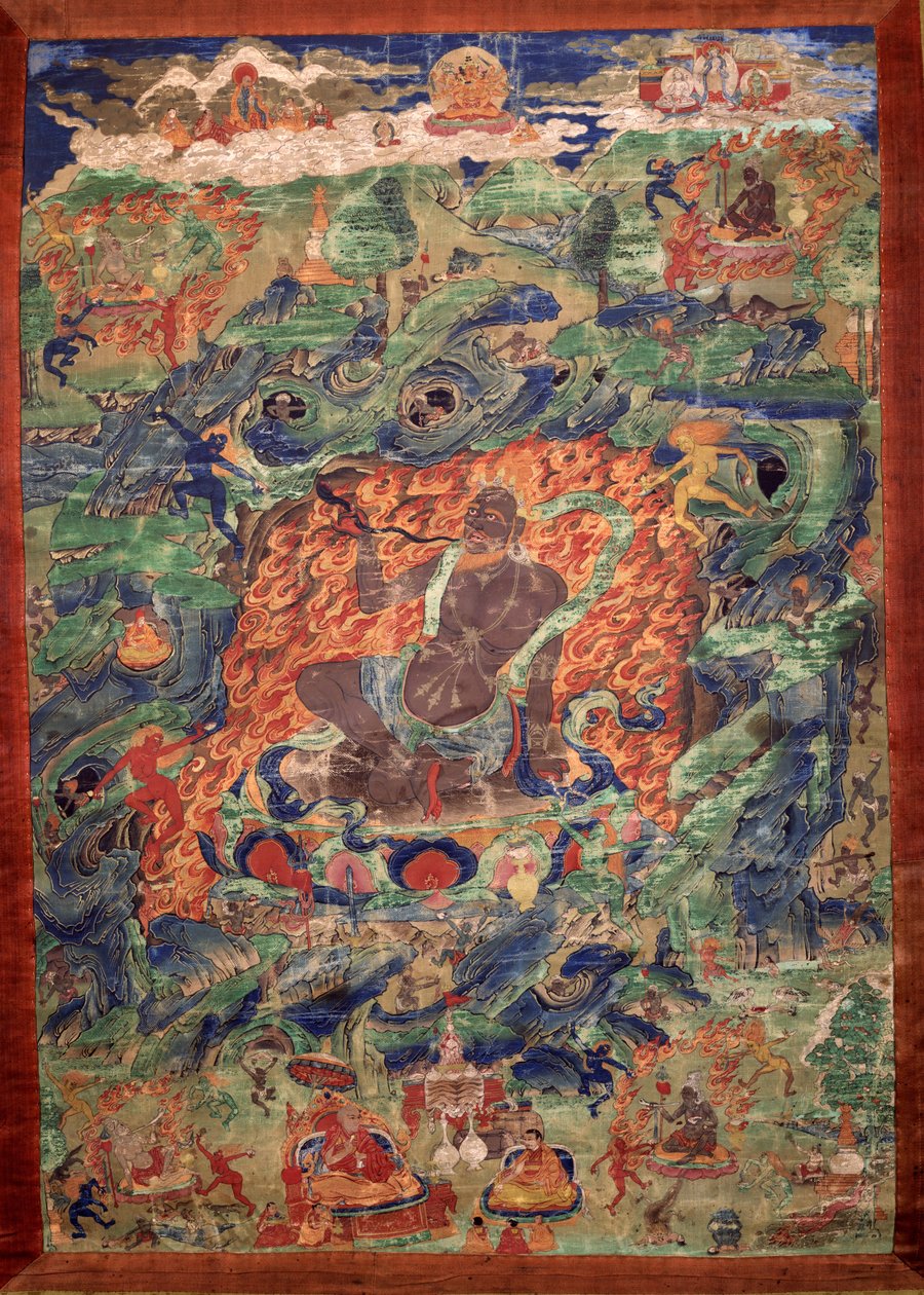 Mahakala i form af en brahman af Unbekannt Unbekannt