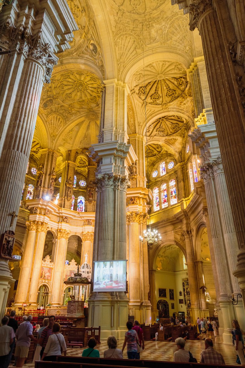 Malaga, Costa del Sol, Spanien. Katedral. af Unbekannt Unbekannt