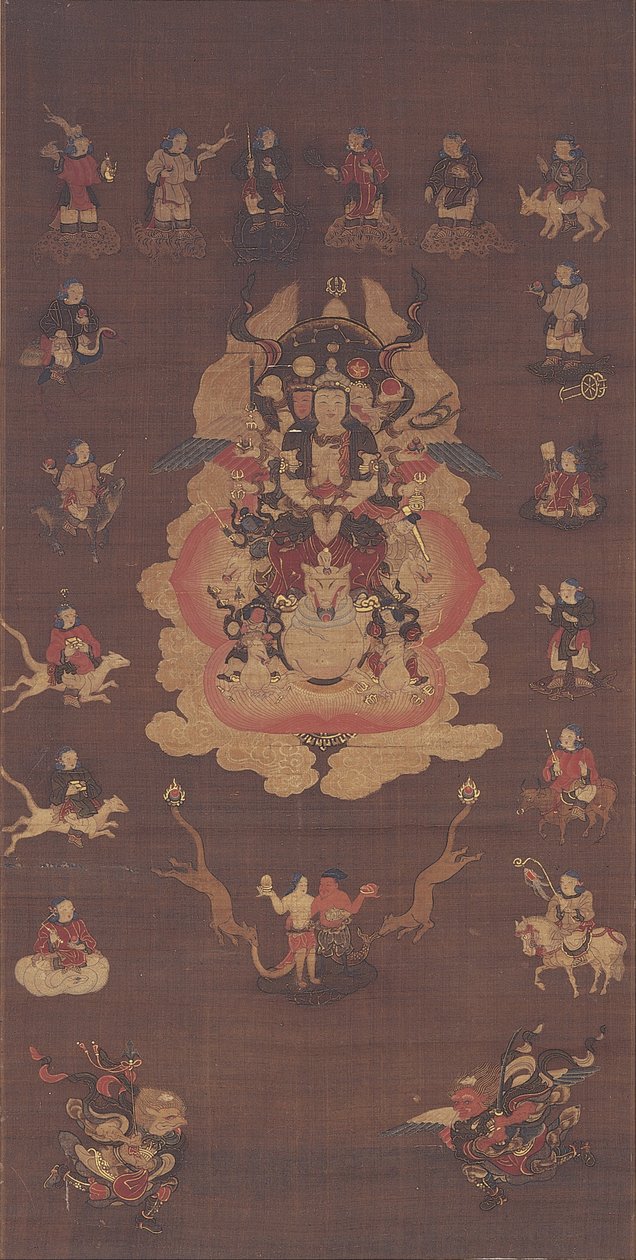 Mandala fra Dakini-Tenki af Unbekannt Unbekannt