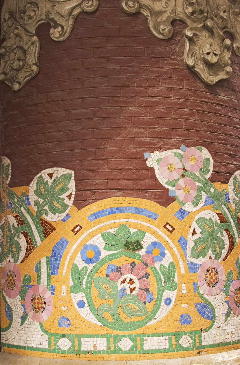 Mosaik detalje, 1908 af Unbekannt Unbekannt