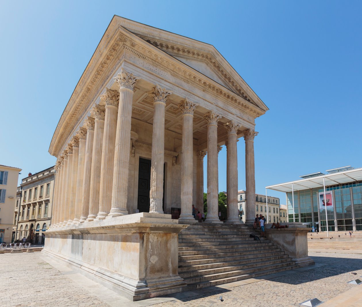 Nimes, Frankrig. Firkantet hus. af Unbekannt Unbekannt