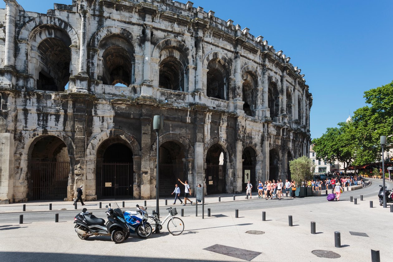 Nimes, Frankrig. romersk amfiteater. af Unbekannt Unbekannt