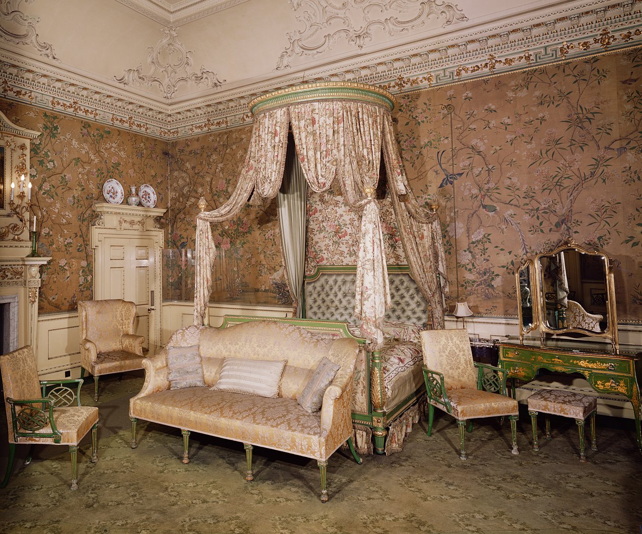 Nostell Priory, statssoveværelset, 1771 af Unbekannt Unbekannt
