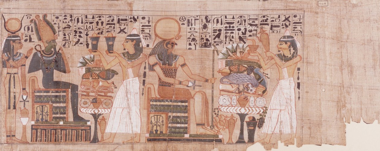 Papyrus mødte zalfoffer af Unbekannt Unbekannt