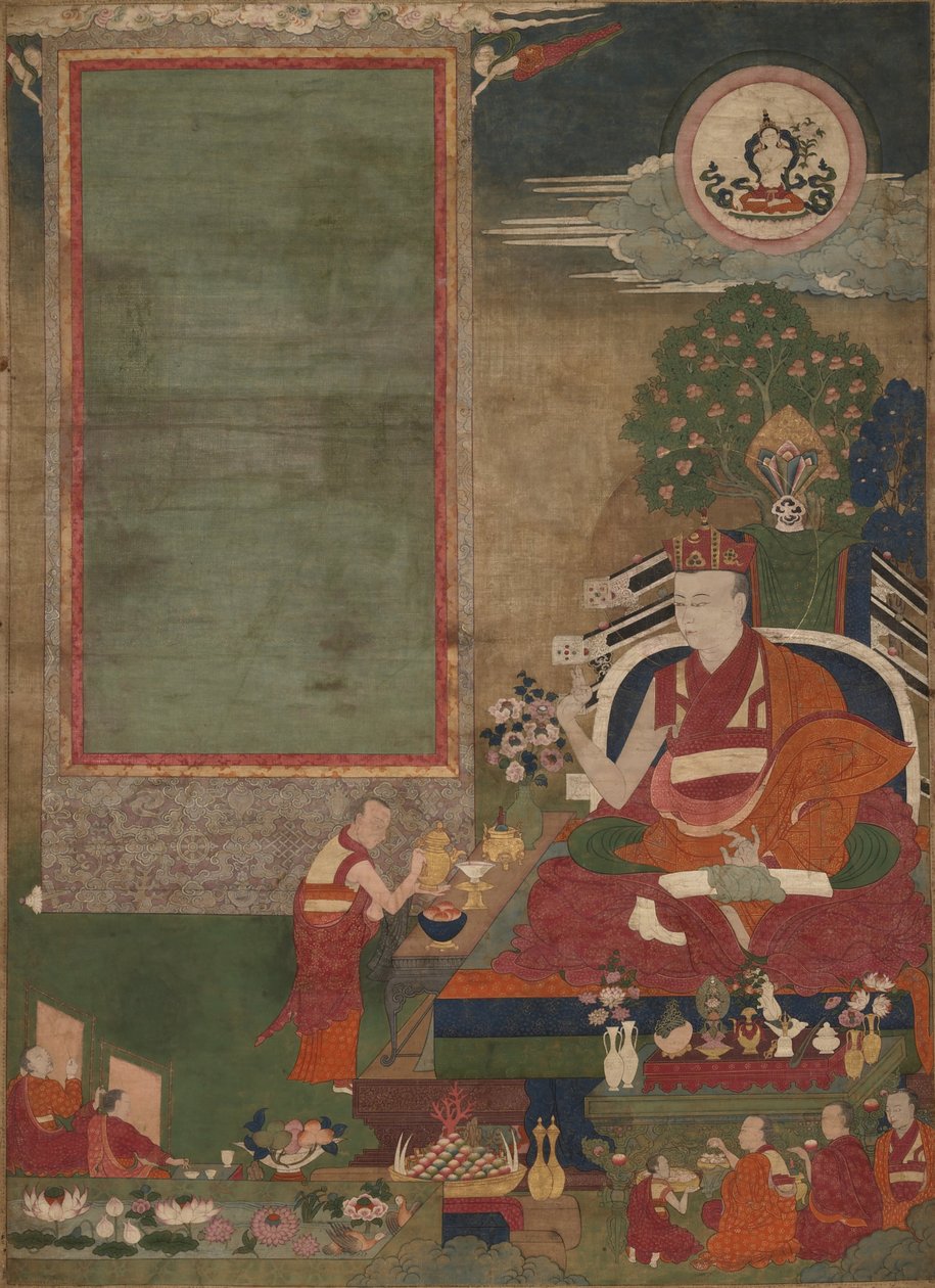 Kunstens protektor, Situ Panchen Chokyi Jungne (1699-1774) af Unbekannt Unbekannt