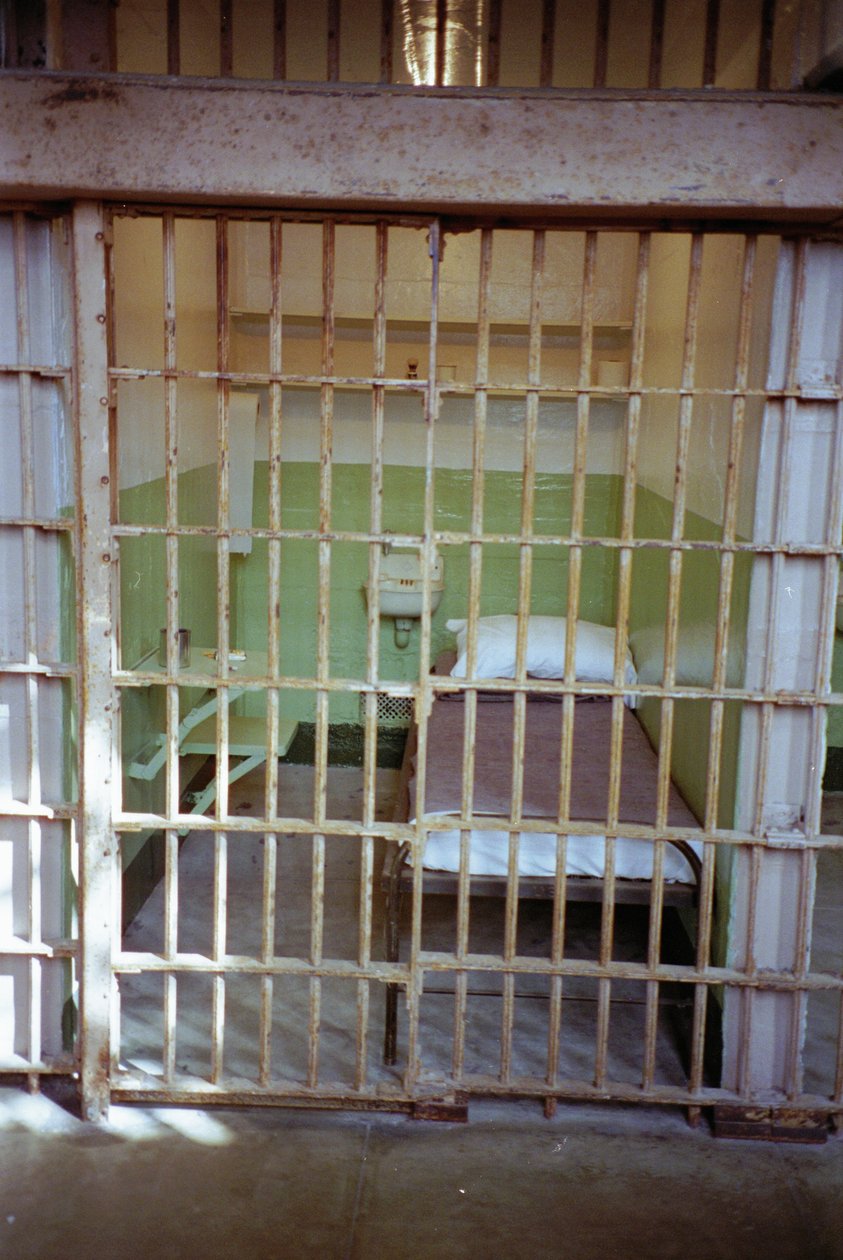 Fængselscelle i Alcatraz, 1994 af Unbekannt Unbekannt
