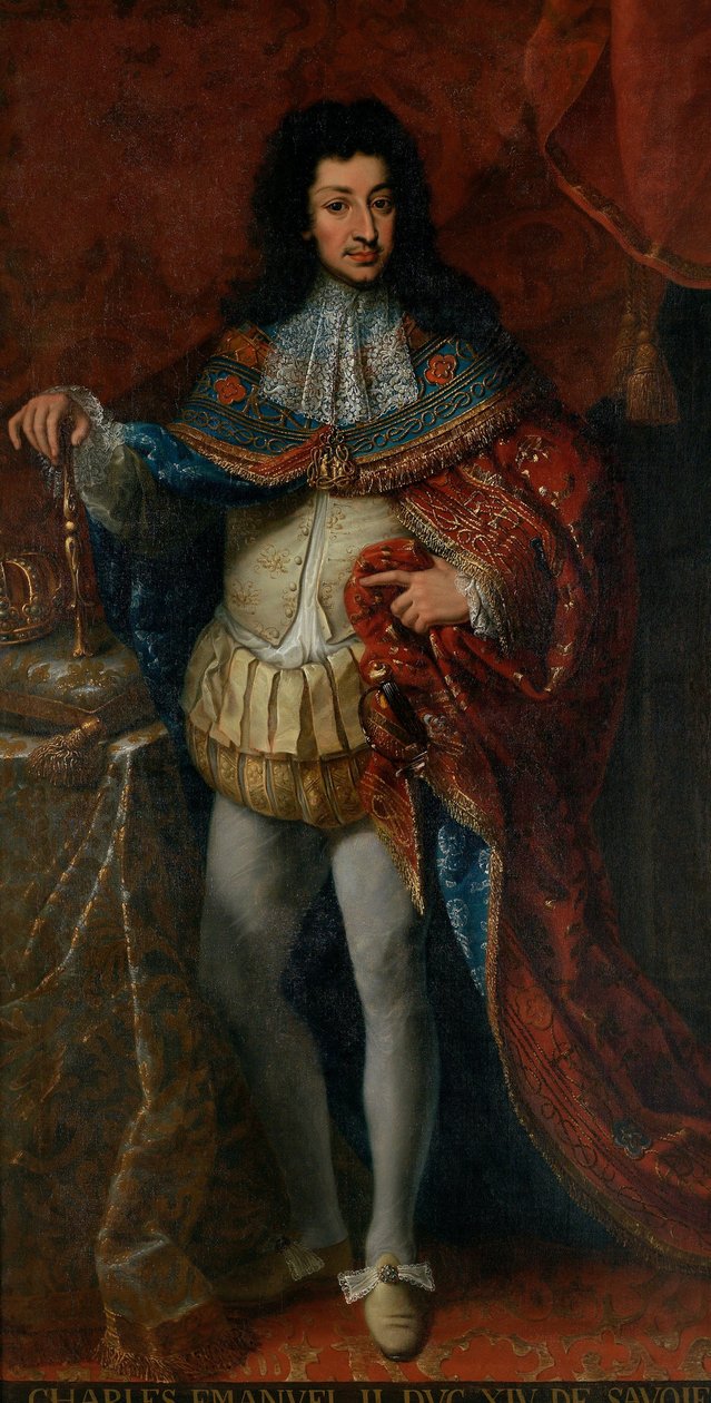 Portræt af Carlo Emanuele II af Unbekannt Unbekannt