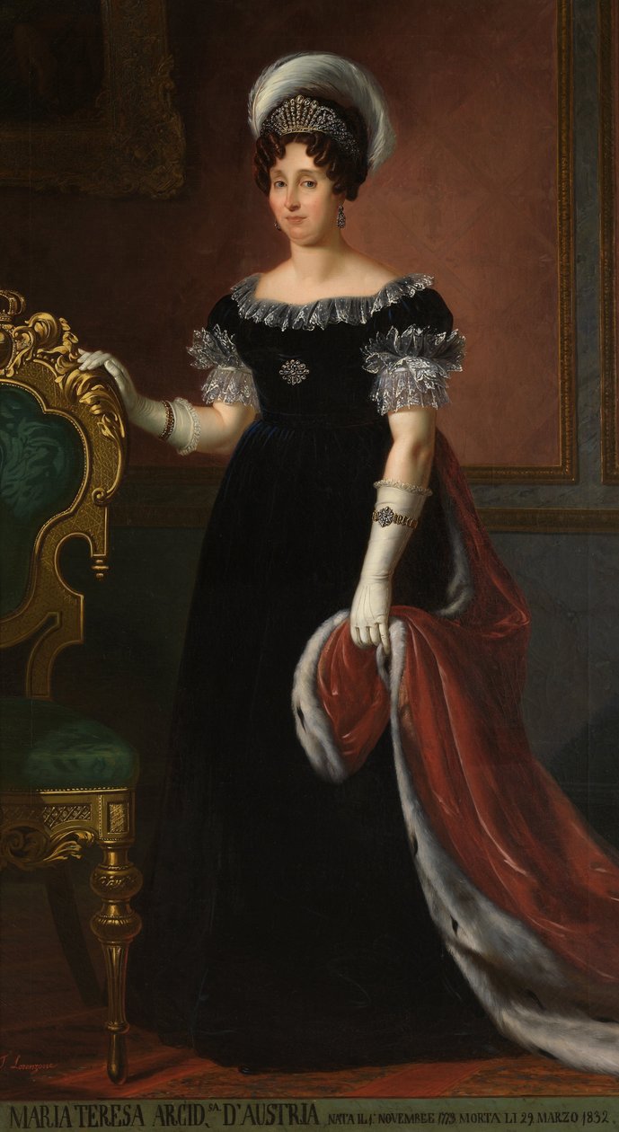 Portræt af Maria Theresa af Unbekannt Unbekannt