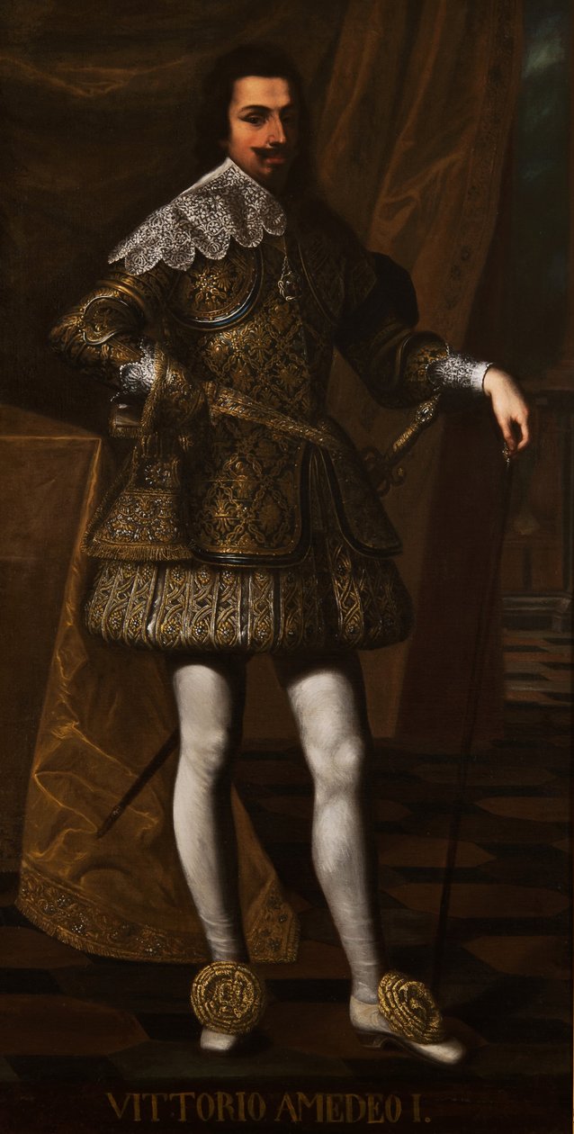Portræt af Vittorio Amedeo I af Unbekannt Unbekannt