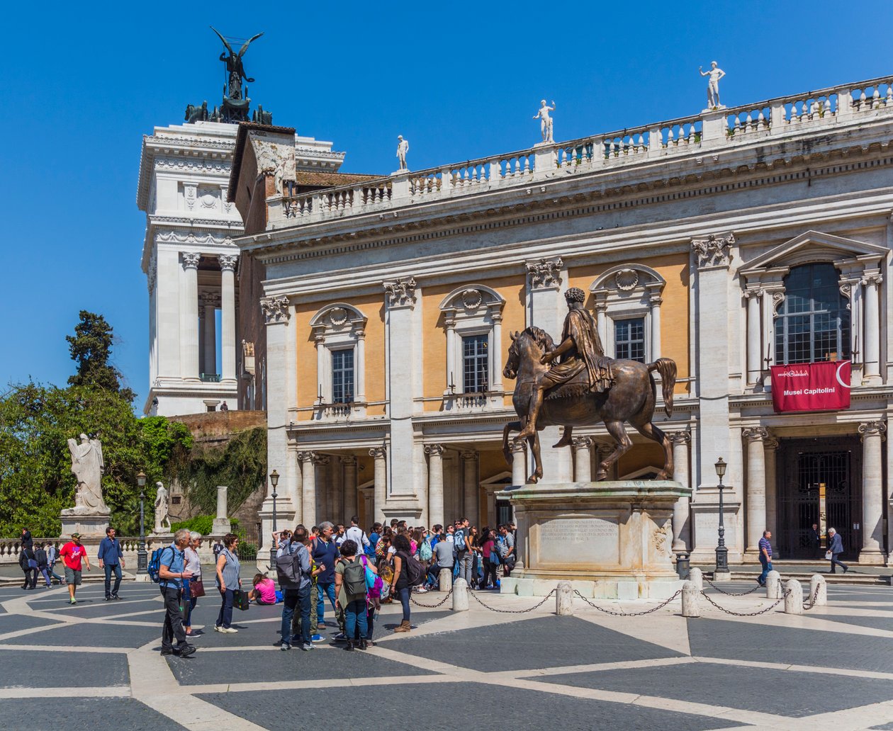 Rom, Italien. Campidoglio-pladsen. af Unbekannt Unbekannt