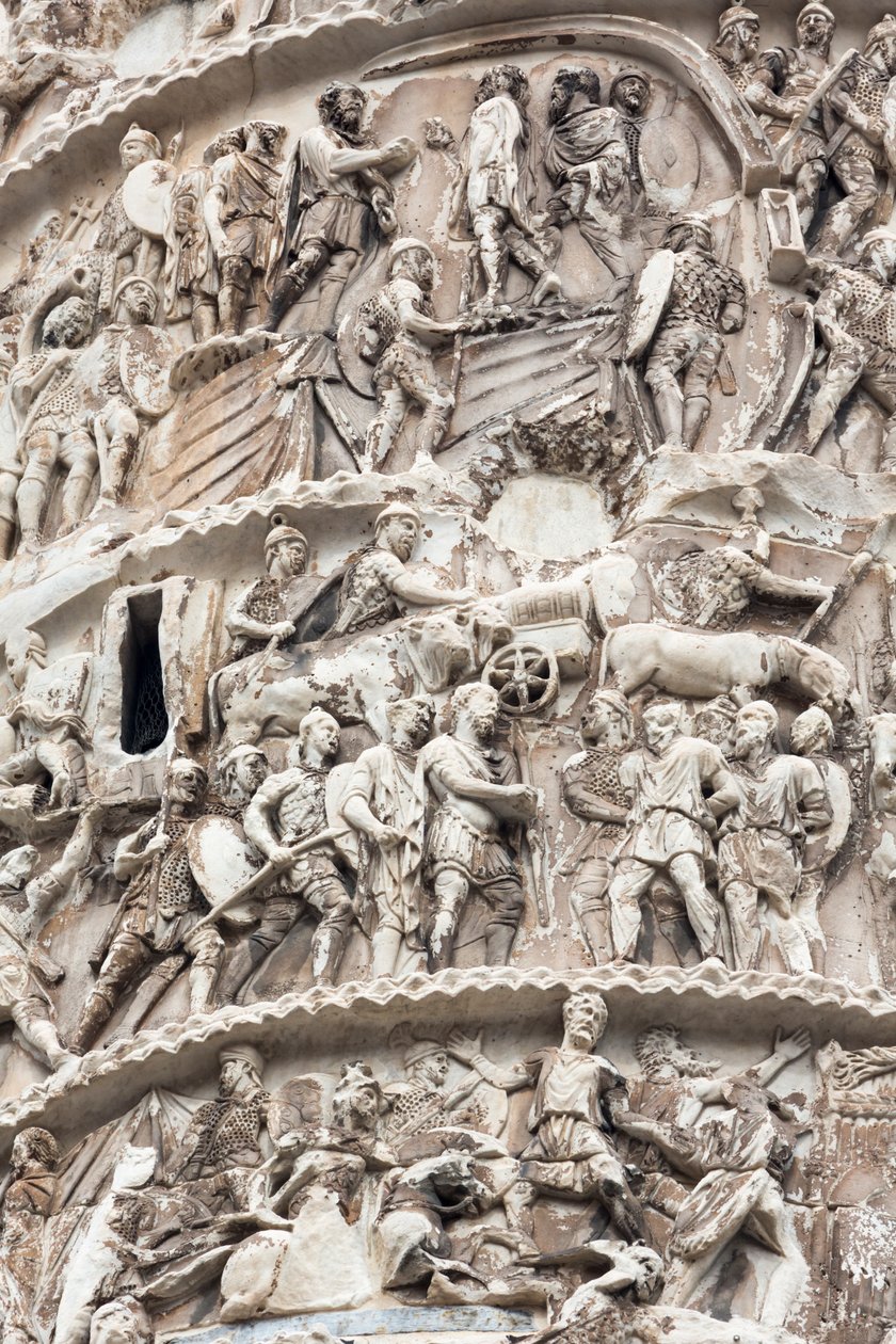Rom, Italien. Trajans klumme. af Unbekannt Unbekannt