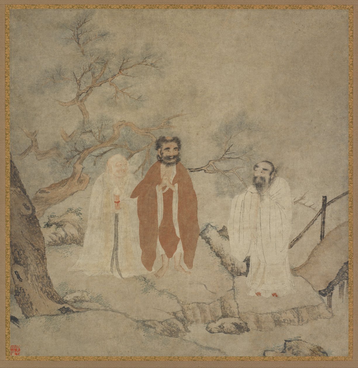 Sakyamuni, Lao Tzu og Confucius af Unbekannt Unbekannt