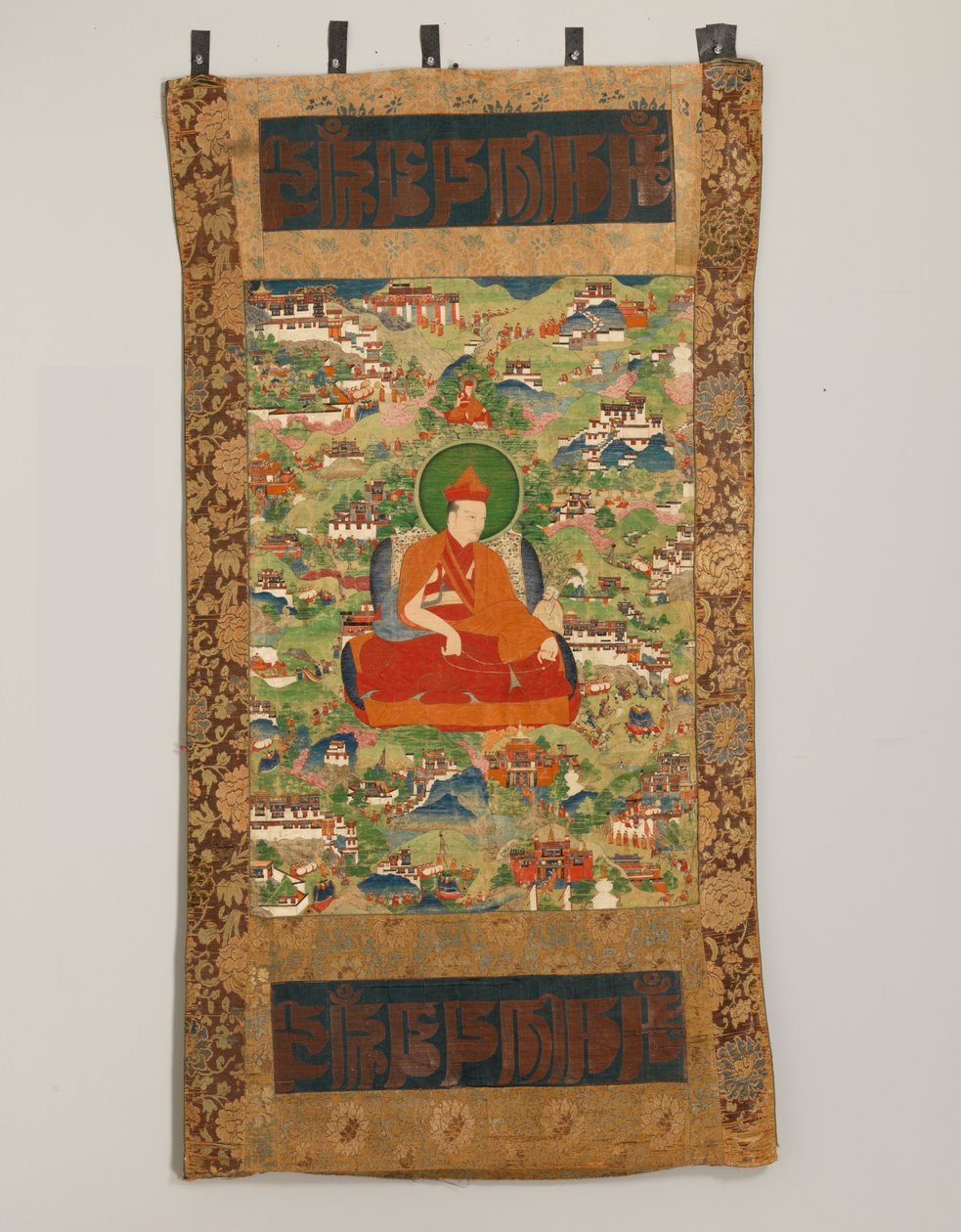 Scener fra Sherab Gyaltsens liv (1436-1494 eller 1465) den tyvende troneholder i Sak ... af Unbekannt Unbekannt