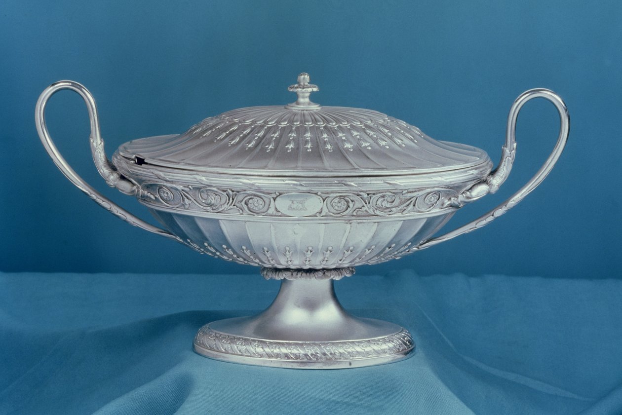 Sølv sauce-terrin af Matthew Boulton og John Fothergill, 1776 af Unbekannt Unbekannt