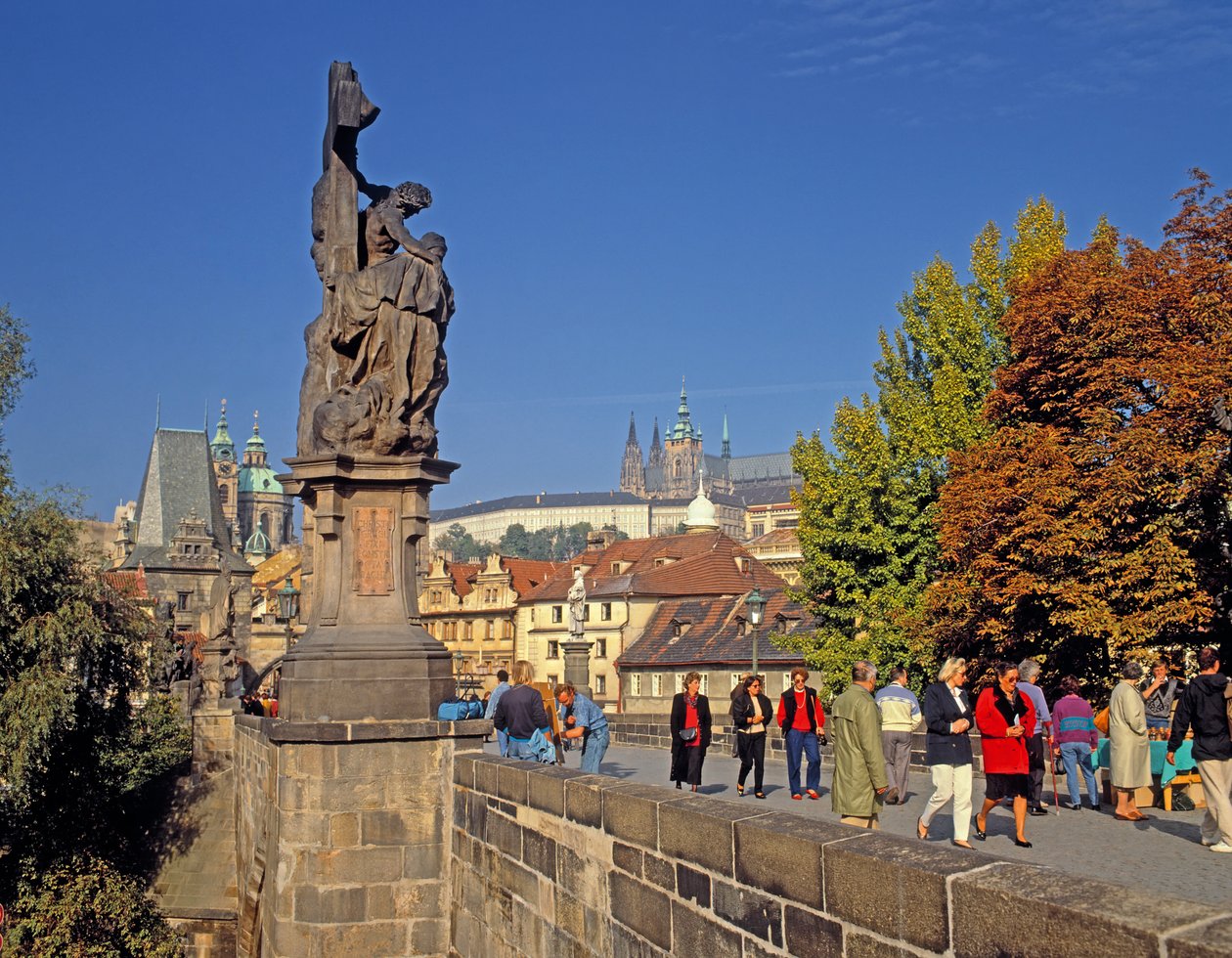 Statue på Karlsbroen af Unbekannt Unbekannt