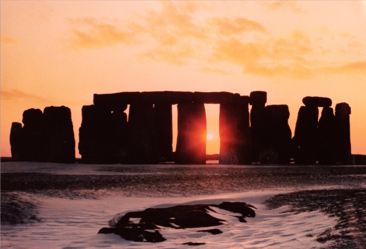 Stonehenge, vintersolhverv af Unbekannt Unbekannt