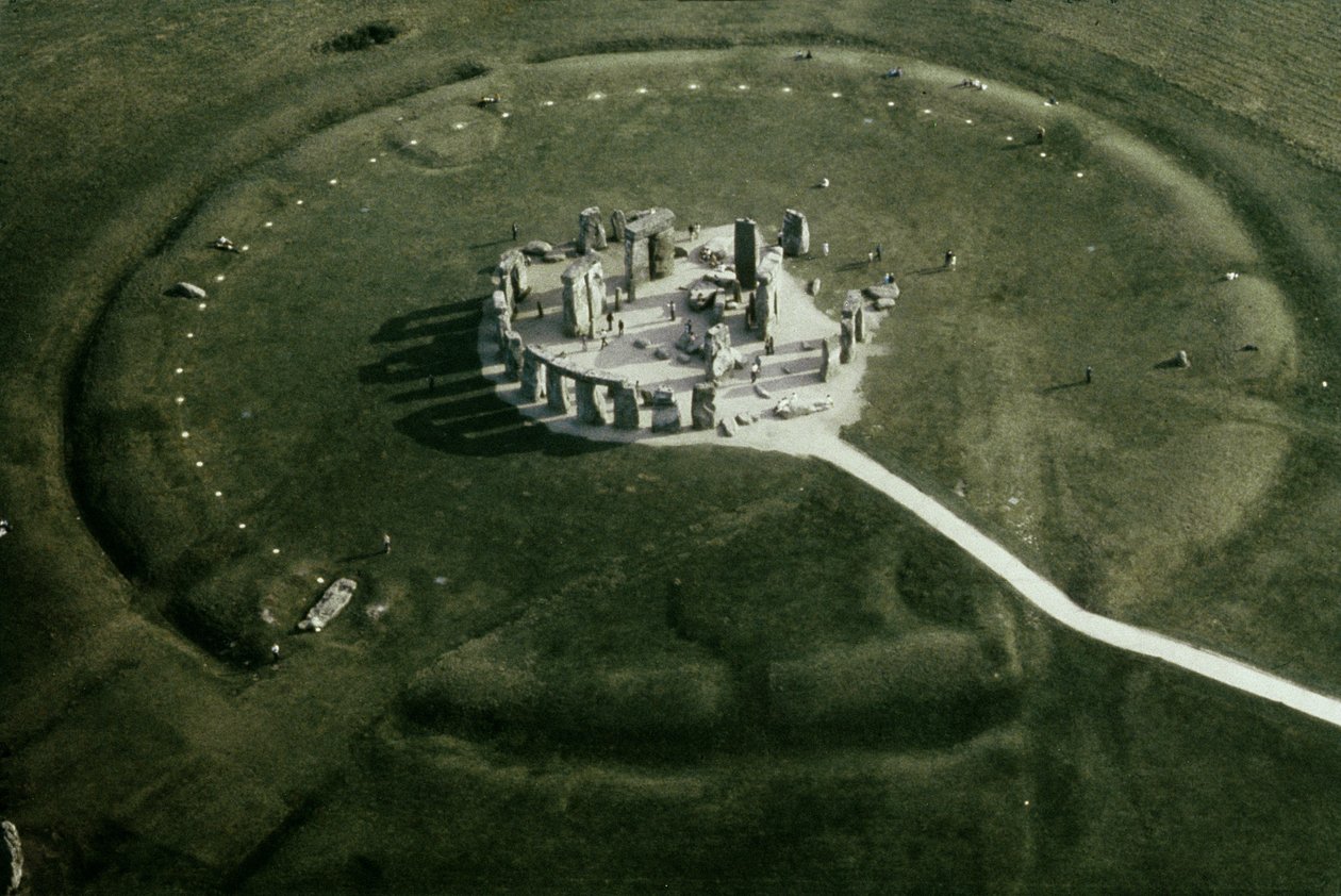 Stonehenge fra luften af Unbekannt Unbekannt