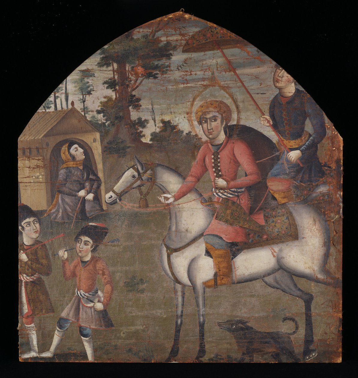 Sultan Sanjar og den gamle kvinde af Unbekannt Unbekannt