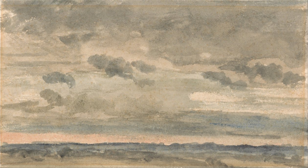 Solnedgang Himmel af Unbekannt Unbekannt