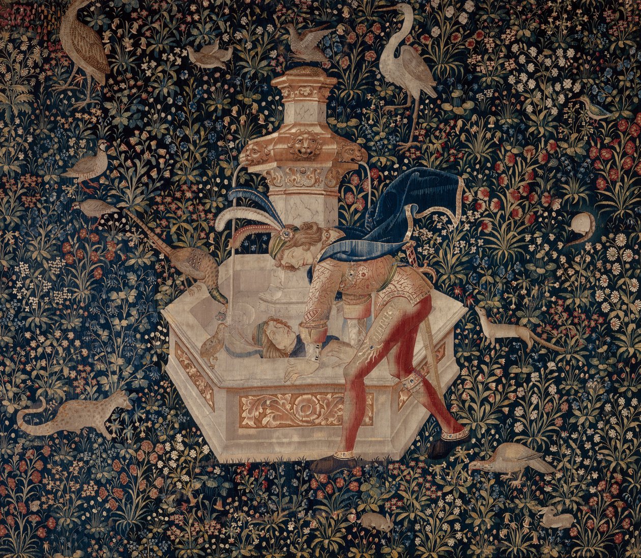 Tapestry- Narcissus af Unbekannt Unbekannt