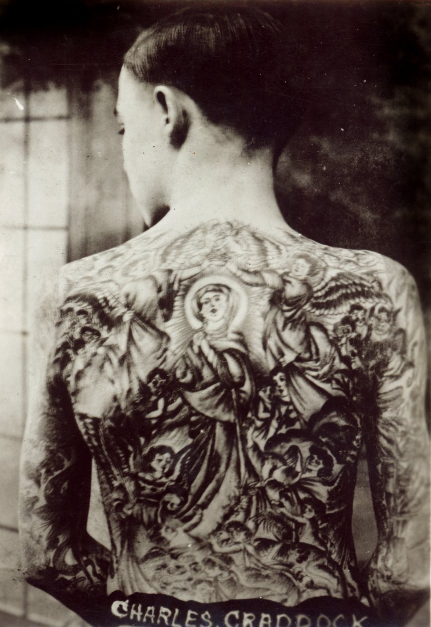 Tatoveret mand, 1921 af Unbekannt Unbekannt